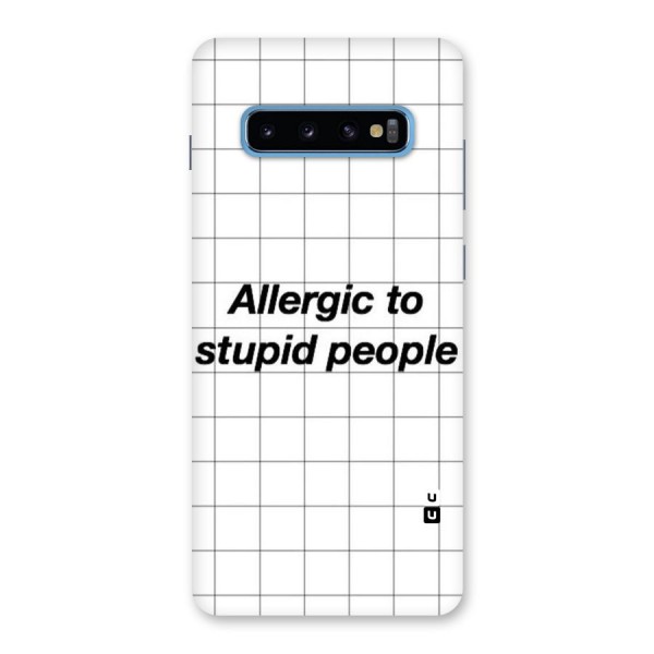 Allergic Back Case for Galaxy S10 Plus