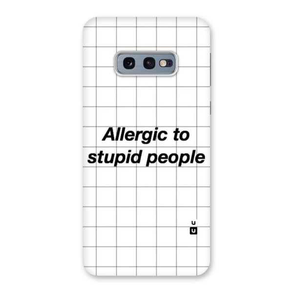 Allergic Back Case for Galaxy S10e