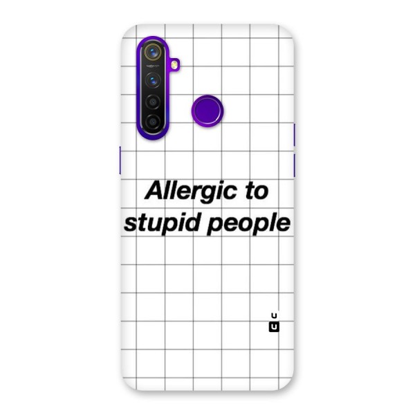 Allergic Back Case for Realme 5 Pro