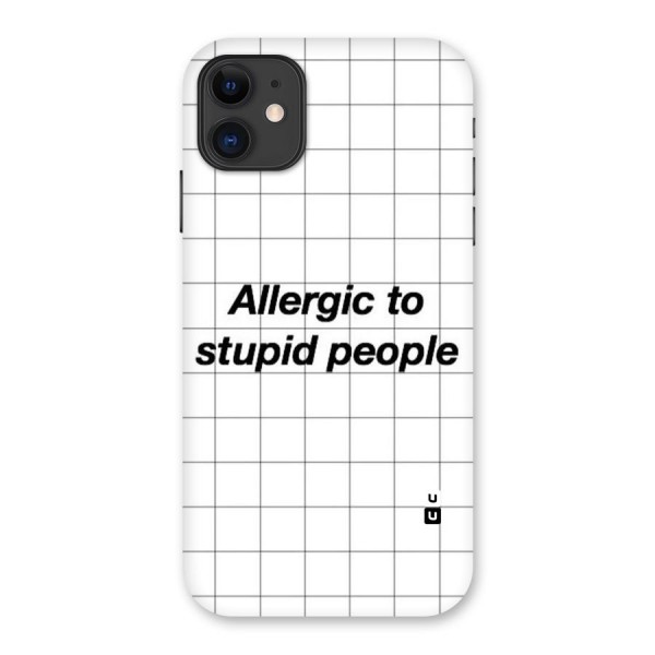Allergic Back Case for iPhone 11