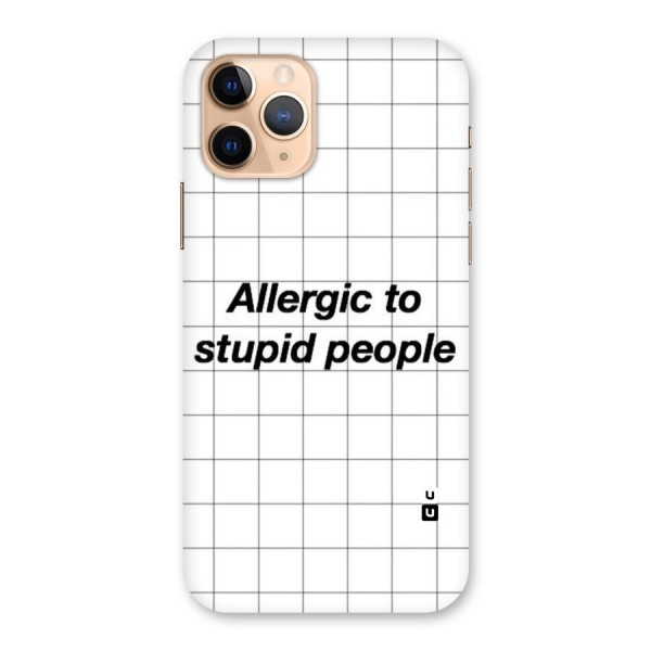 Allergic Back Case for iPhone 11 Pro