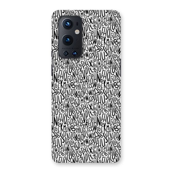 Alphabet Seamless Abstract Back Case for OnePlus 9 Pro