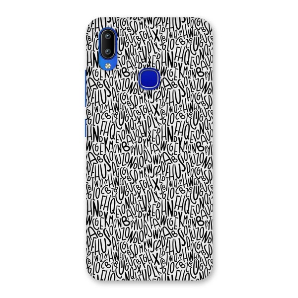 Alphabet Seamless Abstract Back Case for Vivo Y91