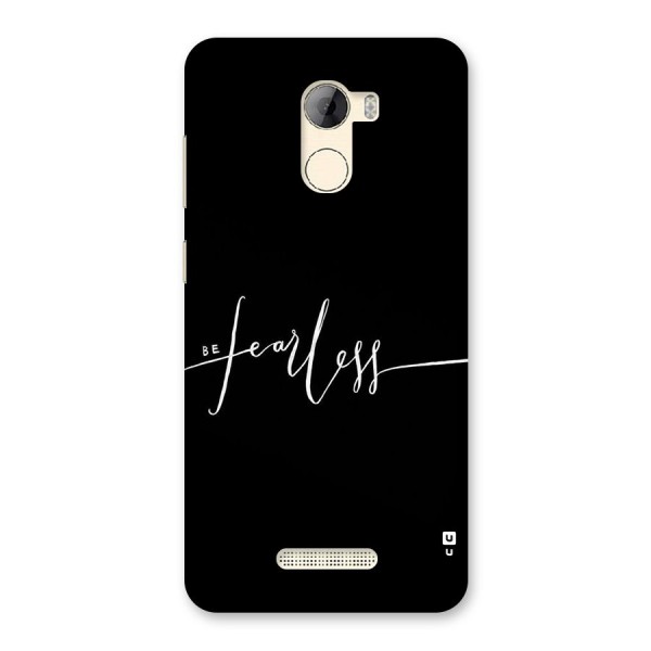 Always Be Fearless Back Case for Gionee A1 LIte