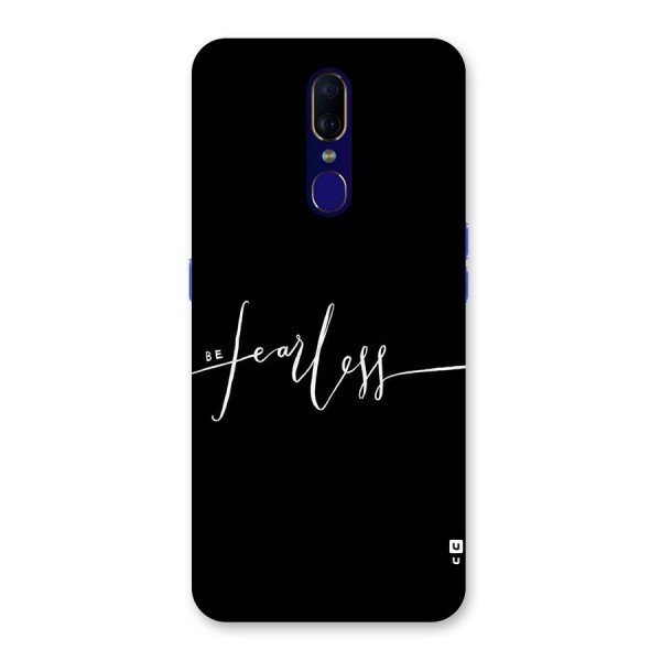 Always Be Fearless Back Case for Oppo A9
