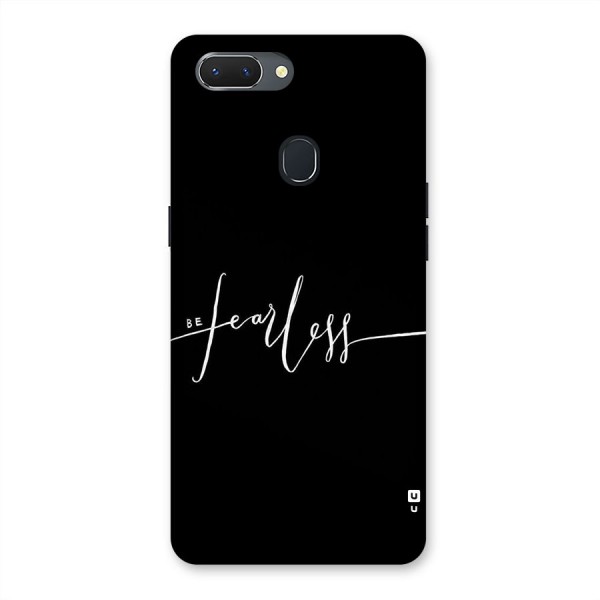 Always Be Fearless Back Case for Oppo Realme 2