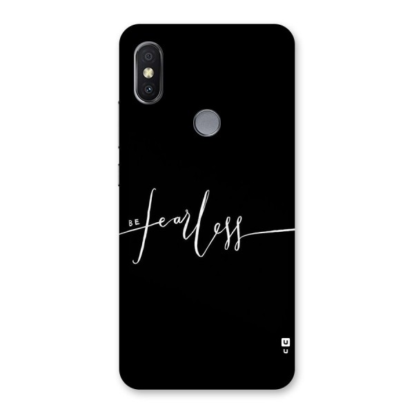 Always Be Fearless Back Case for Redmi Y2