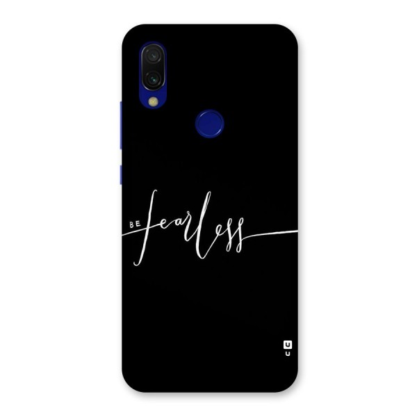 Always Be Fearless Back Case for Redmi Y3