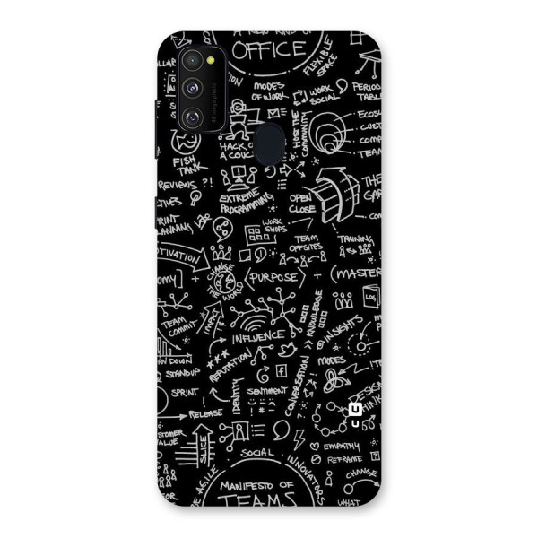 Anatomy Pattern Back Case for Galaxy M30s