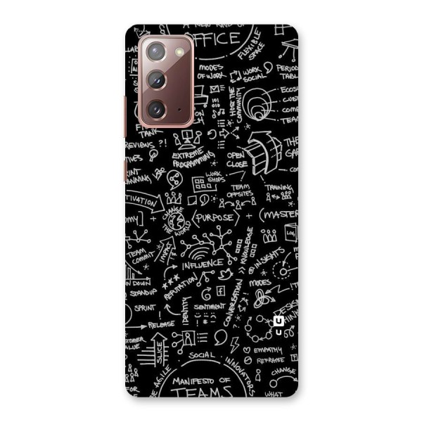 Anatomy Pattern Back Case for Galaxy Note 20