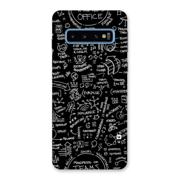 Anatomy Pattern Back Case for Galaxy S10