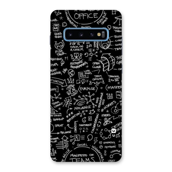 Anatomy Pattern Back Case for Galaxy S10 Plus