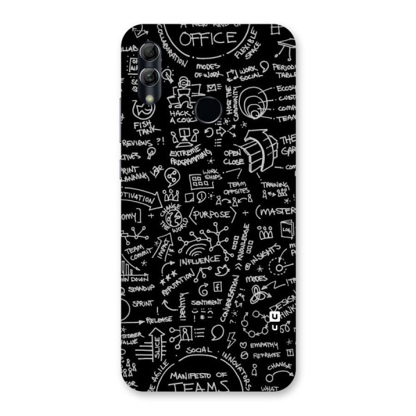 Anatomy Pattern Back Case for Honor 10 Lite