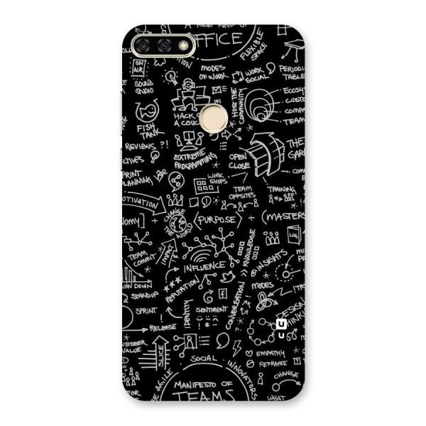 Anatomy Pattern Back Case for Honor 7A