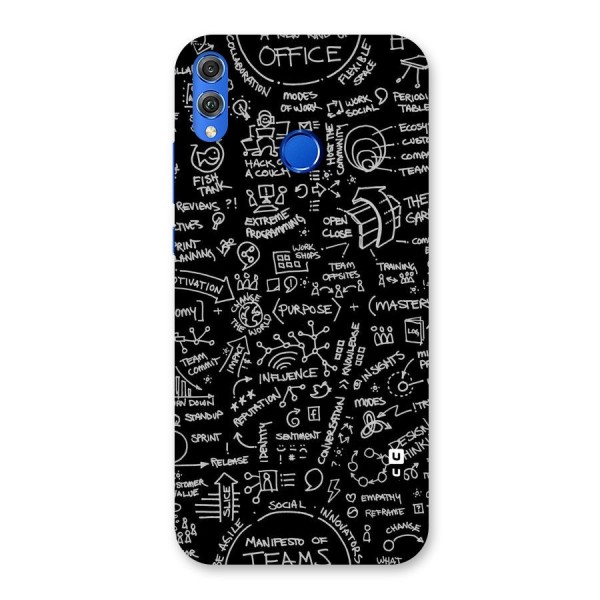 Anatomy Pattern Back Case for Honor 8X