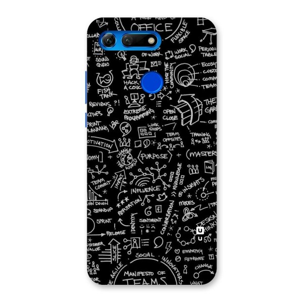 Anatomy Pattern Back Case for Honor View 20