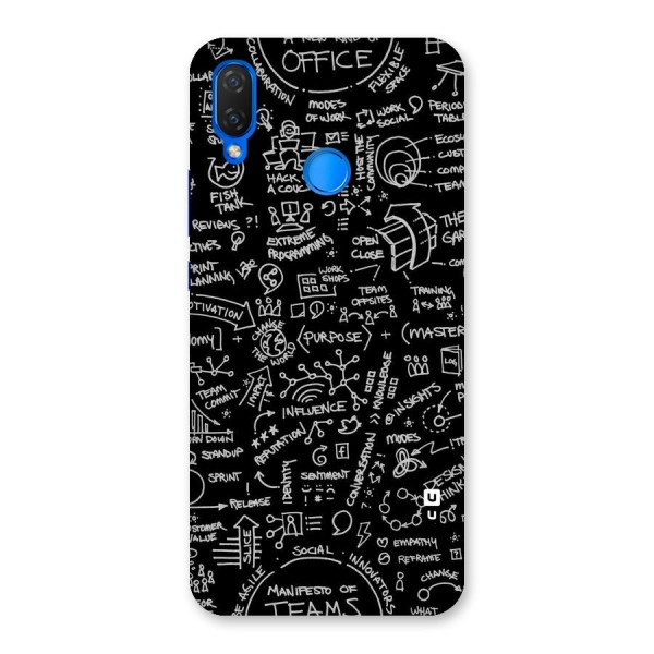 Anatomy Pattern Back Case for Huawei P Smart+