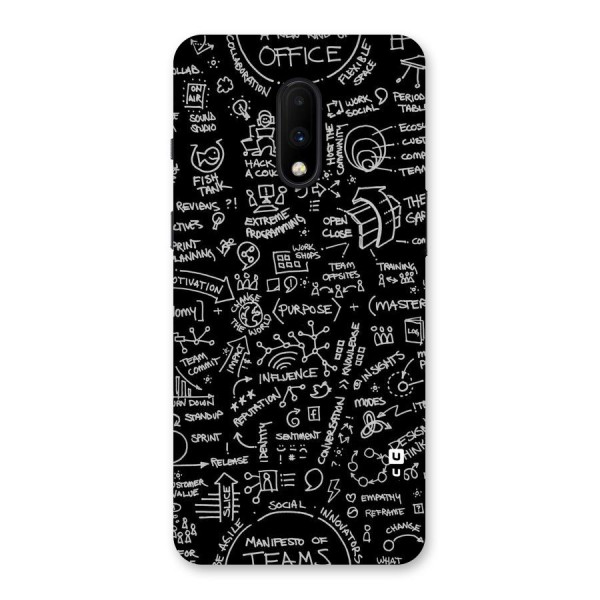 Anatomy Pattern Back Case for OnePlus 7
