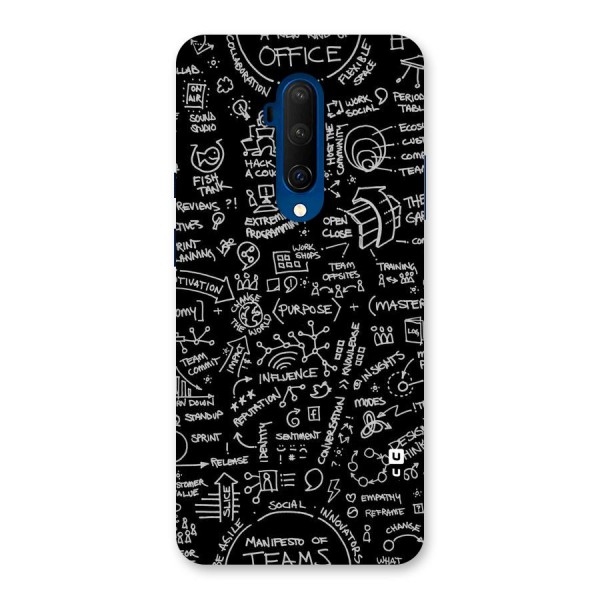 Anatomy Pattern Back Case for OnePlus 7T Pro