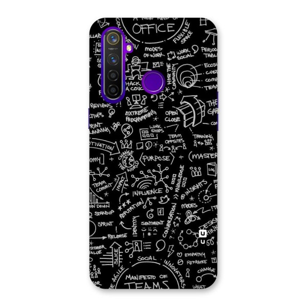 Anatomy Pattern Back Case for Realme 5 Pro