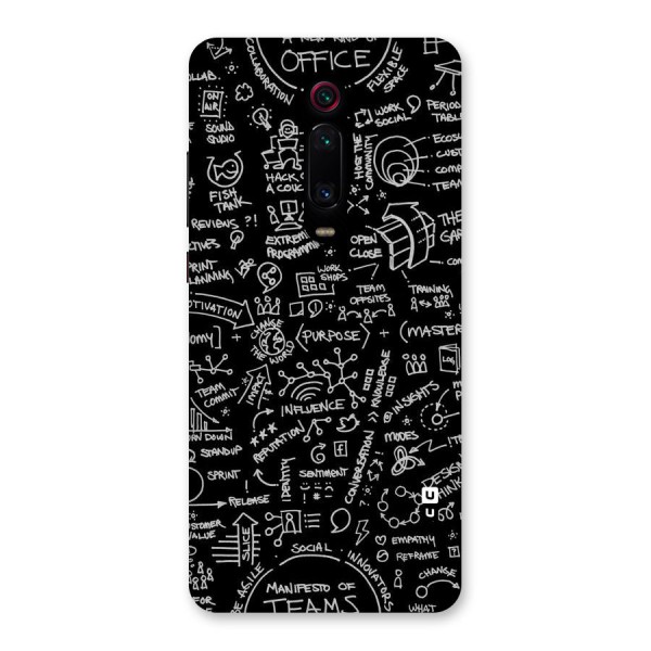 Anatomy Pattern Back Case for Redmi K20 Pro