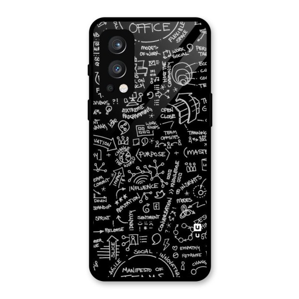 Anatomy Pattern Glass Back Case for OnePlus Nord 2 5G