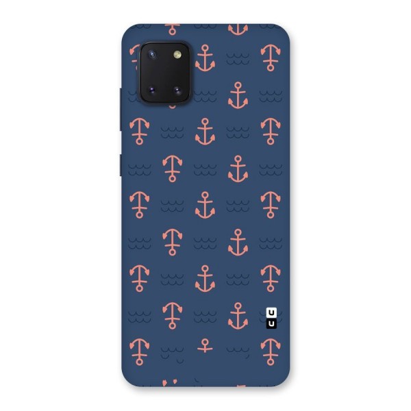 Anchor Sea Blue Back Case for Galaxy Note 10 Lite