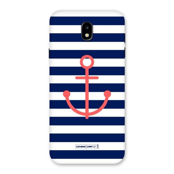 Anchor Stripes Back Case for Galaxy J7 Pro