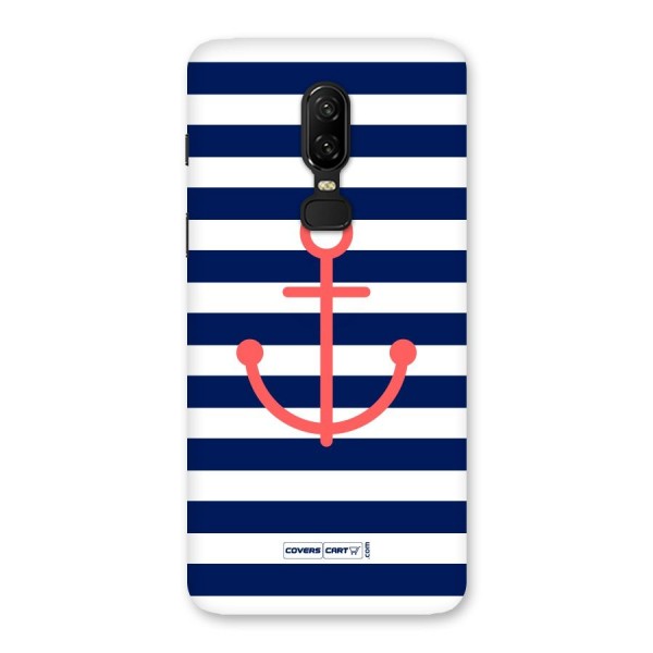 Anchor Stripes Back Case for OnePlus 6