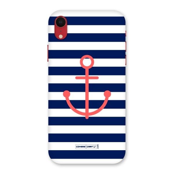 Anchor Stripes Back Case for iPhone XR