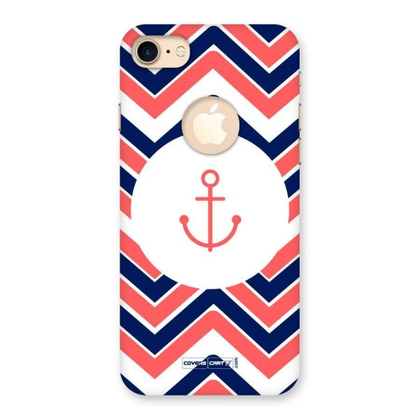 Anchor Zig Zag Back Case for iPhone 7 Logo Cut