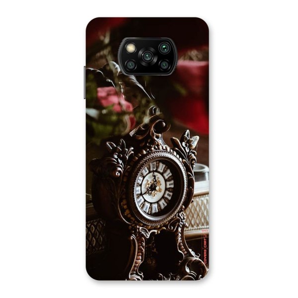 Ancient Clock Back Case for Poco X3