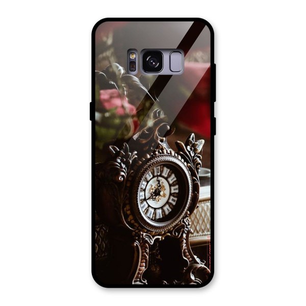 Ancient Clock Glass Back Case for Galaxy S8