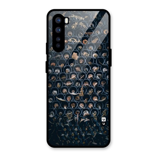 Ancient Wall Circles Glass Back Case for OnePlus Nord