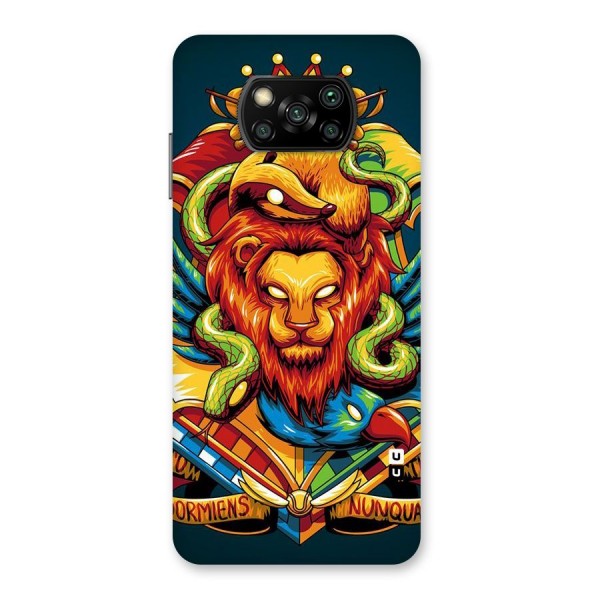 Animal Art Back Case for Poco X3