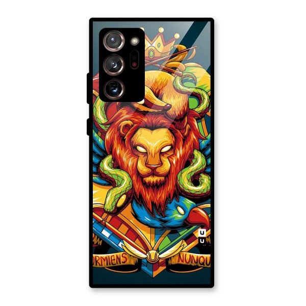 Animal Art Glass Back Case for Galaxy Note 20 Ultra