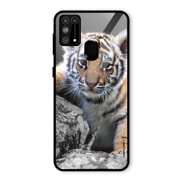 Animal Beauty Glass Back Case for Galaxy M31