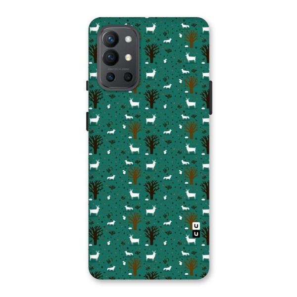 Animal Grass Pattern Back Case for OnePlus 9R