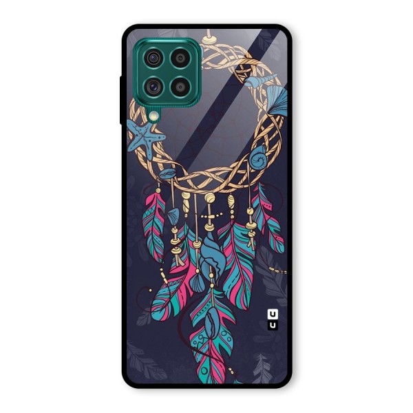 Animated Dream Catcher Glass Back Case for Galaxy F62