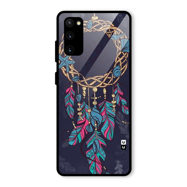 Animated Dream Catcher Glass Back Case for Galaxy S20 FE