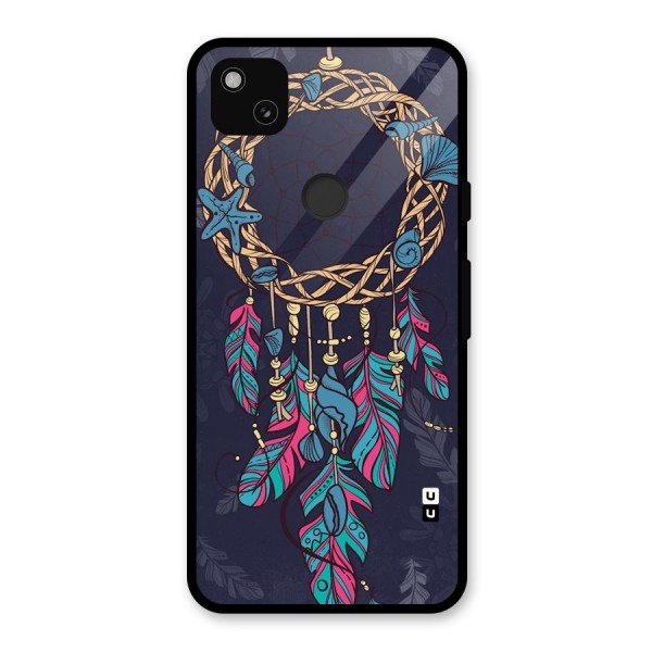 Animated Dream Catcher Glass Back Case for Google Pixel 4a