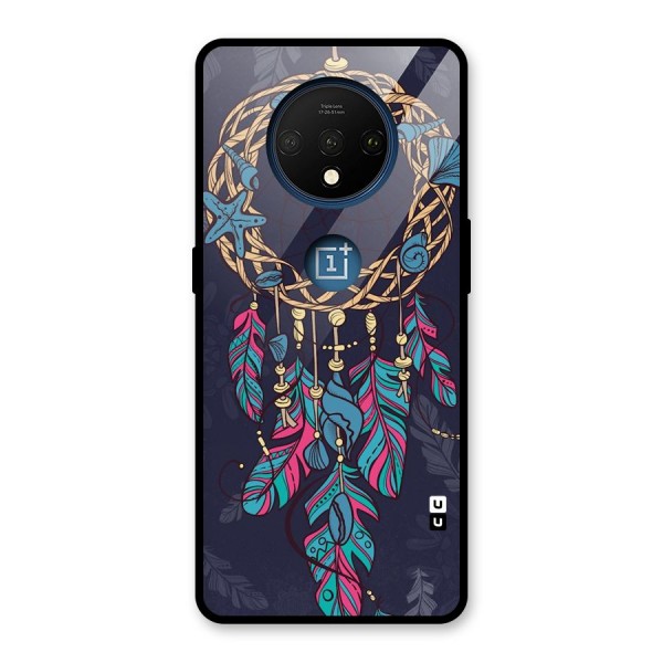 Animated Dream Catcher Glass Back Case for OnePlus 7T