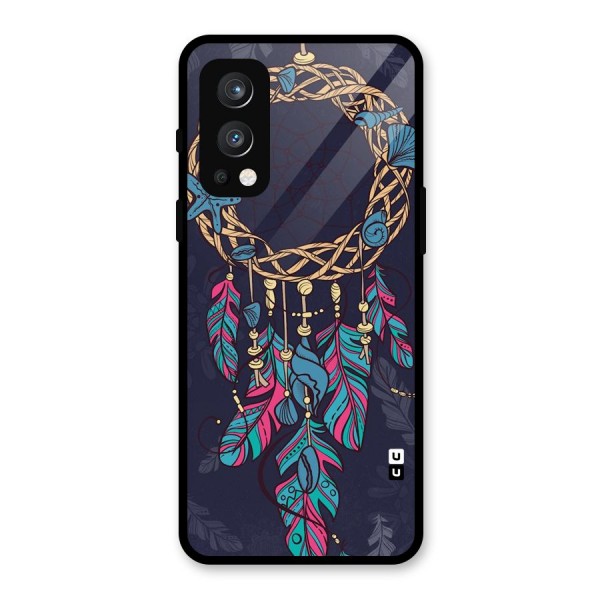 Animated Dream Catcher Glass Back Case for OnePlus Nord 2 5G