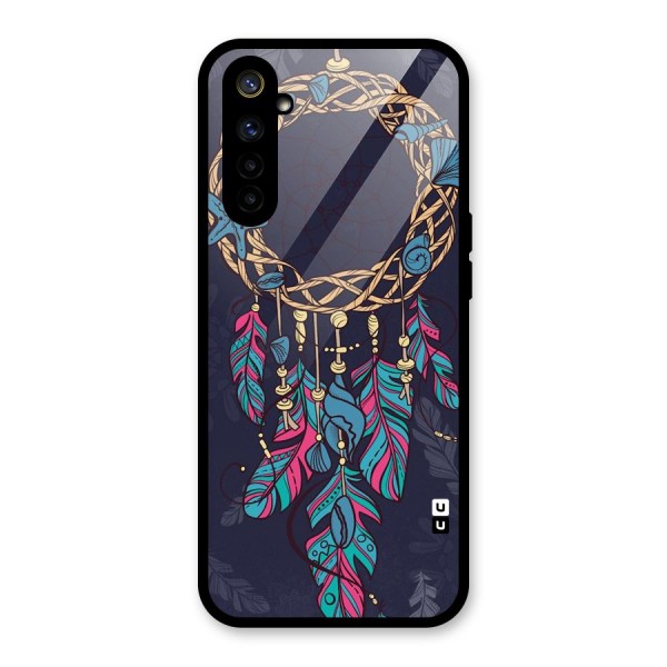 Animated Dream Catcher Glass Back Case for Realme 6