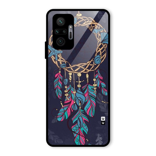 Animated Dream Catcher Glass Back Case for Redmi Note 10 Pro Max