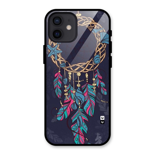 Animated Dream Catcher Glass Back Case for iPhone 12