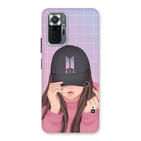 Anime Beautiful BTS Girl Back Case for Redmi Note 10 Pro