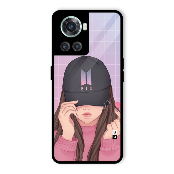 Anime Beautiful BTS Girl Glass Back Case for OnePlus 10R