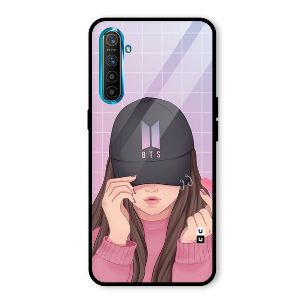Anime Beautiful BTS Girl Glass Back Case for Realme XT