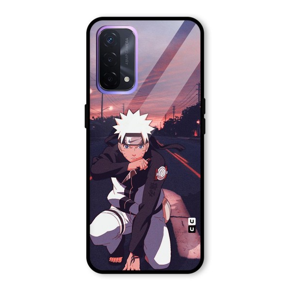Anime Naruto Aesthetic Glass Back Case for Oppo A74 5G